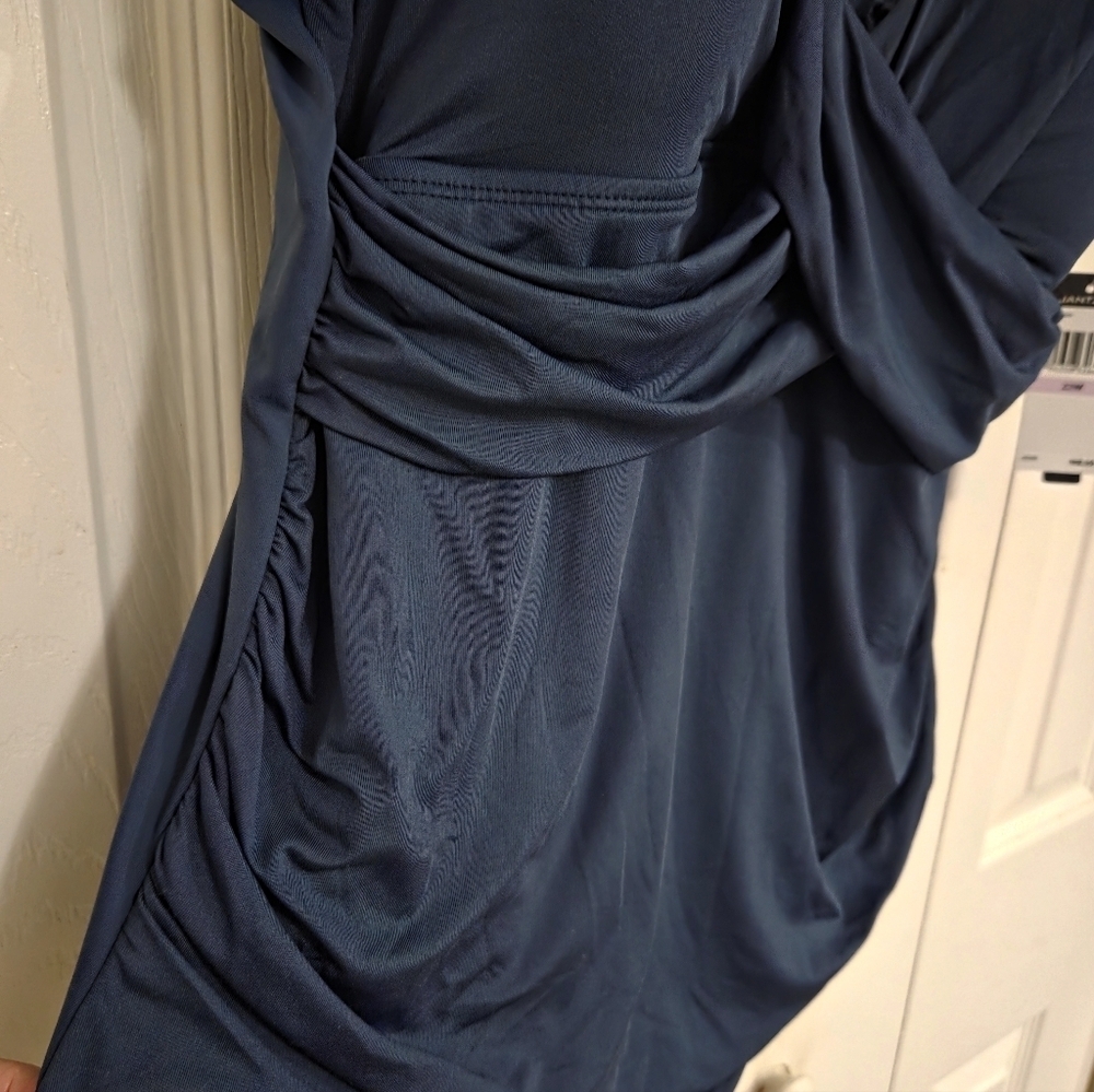 New Jantzen Blue One Piece Swimsuit Size 22 - Picture 3 of 13